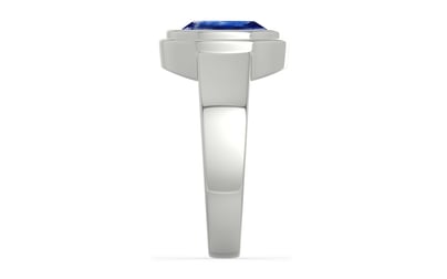 Sterling Silver Ceylon Blue Sapphire Ring Limited Quality (R3)