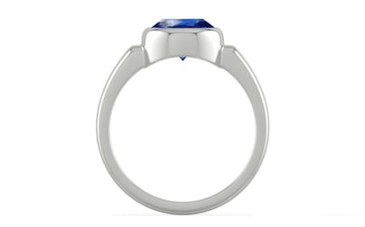 Sterling Silver Ceylon Blue Sapphire Ring Limited Quality (R6)