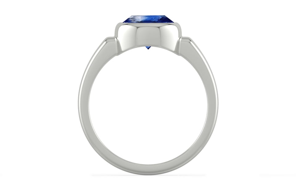 Sterling Silver Ceylon Blue Sapphire Ring Limited Quality (R6)