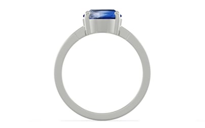 Sterling Silver Ceylon Blue Sapphire Ring Limited Quality (R8)
