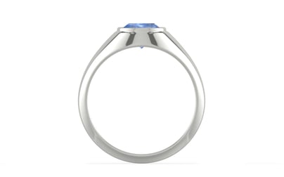 Sterling Silver Ceylon Blue Sapphire Ring Prime Quality (R12)