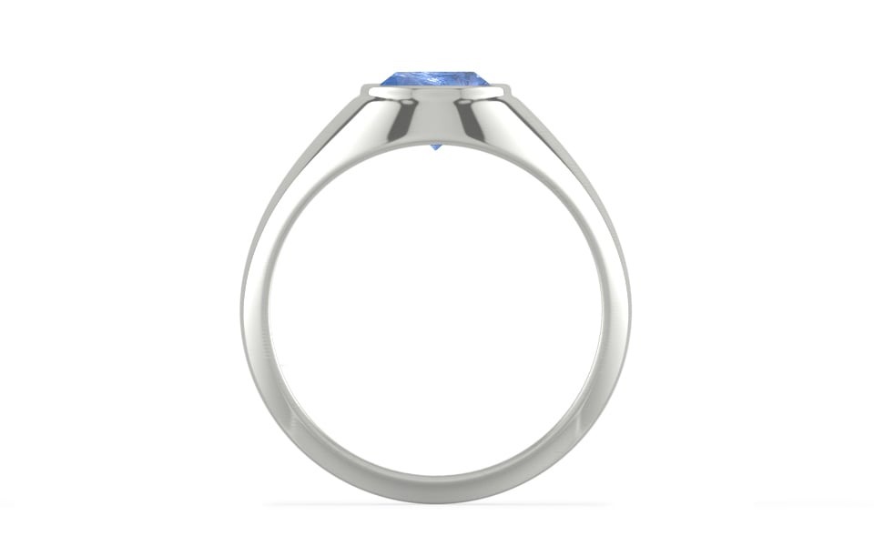 Sterling Silver Ceylon Blue Sapphire Ring Prime Quality (R12)
