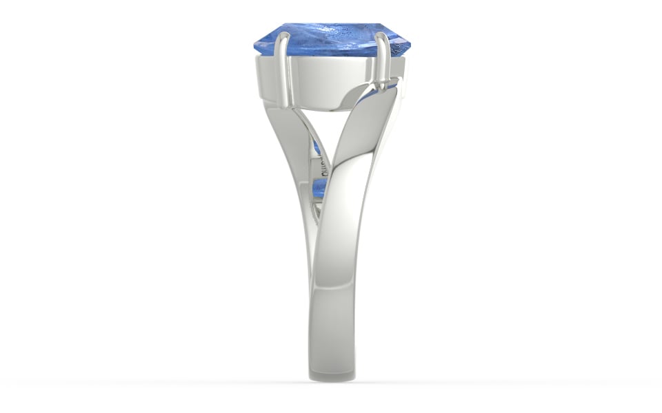 Sterling Silver Ceylon Blue Sapphire Ring Prime Quality (R2)