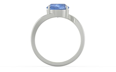Sterling Silver Ceylon Blue Sapphire Ring Prime Quality (R2)