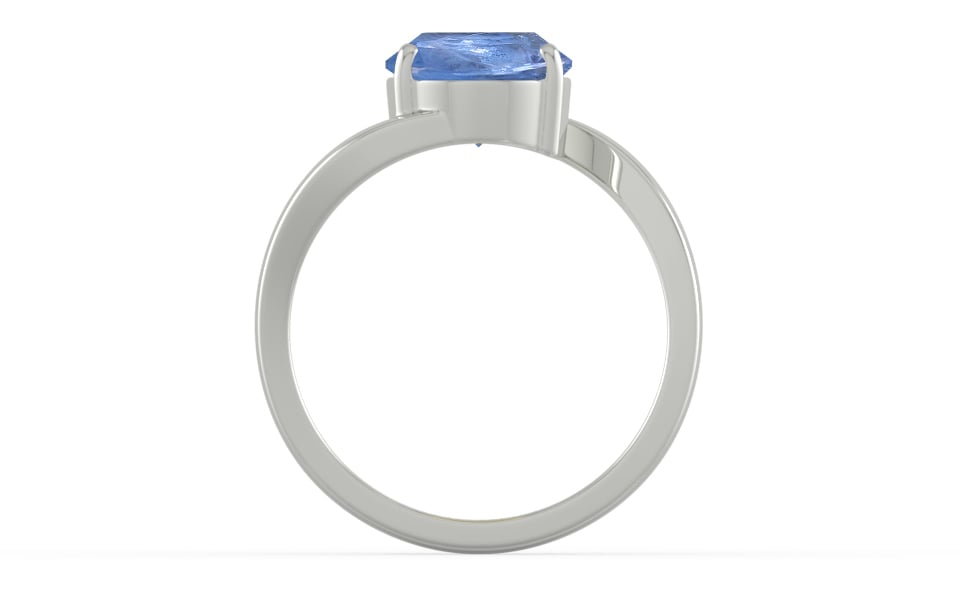Sterling Silver Ceylon Blue Sapphire Ring Prime Quality (R2)
