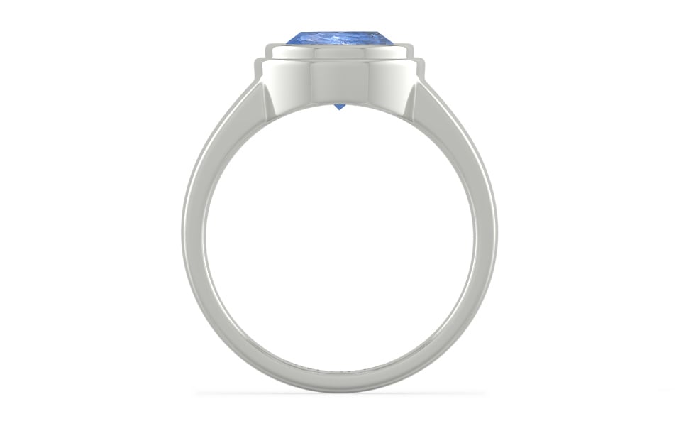 Sterling Silver Ceylon Blue Sapphire Ring Prime Quality (R3)