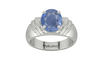 Sterling Silver Ceylon Blue Sapphire Ring Prime Quality (R4)