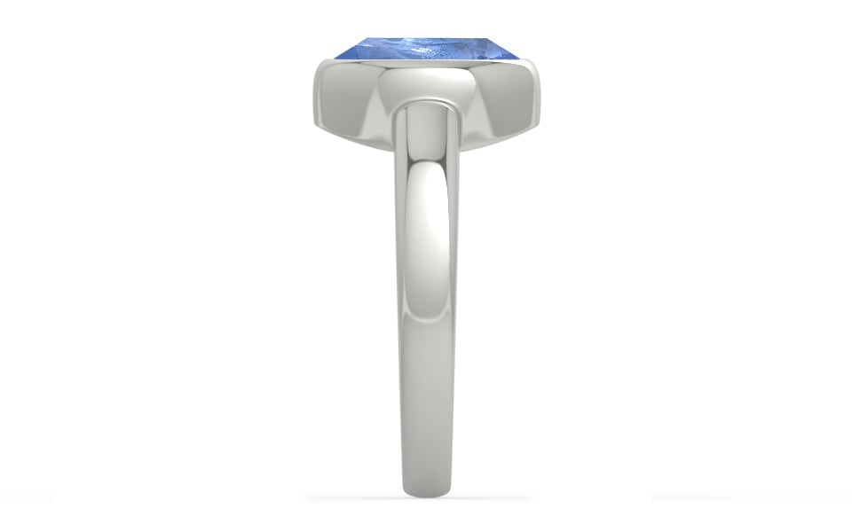 Sterling Silver Ceylon Blue Sapphire Ring Prime Quality (R6)