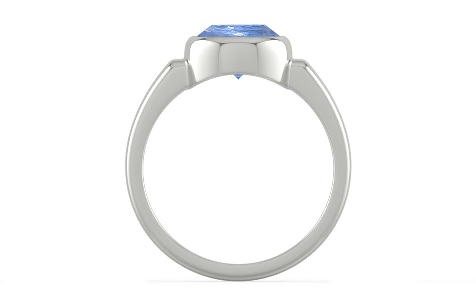 Sterling Silver Ceylon Blue Sapphire Ring Prime Quality (R6)