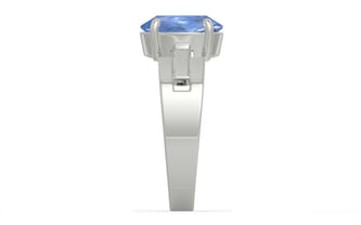 Sterling Silver Ceylon Blue Sapphire Ring Prime Quality (R8)