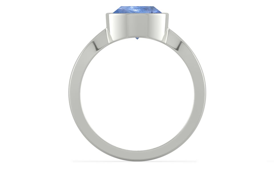Sterling Silver Ceylon Blue Sapphire Ring Prime Quality (R9)
