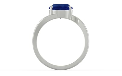 Sterling Silver Ceylon Blue Sapphire Ring Rare Quality (R2)