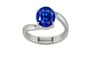 Sterling Silver Ceylon Blue Sapphire Ring Rare Quality (R2)