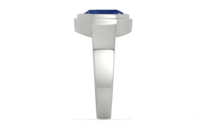 Sterling Silver Ceylon Blue Sapphire Ring Rare Quality (R3)