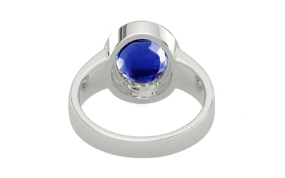 Sterling Silver Ceylon Blue Sapphire Ring Rare Quality (R3)