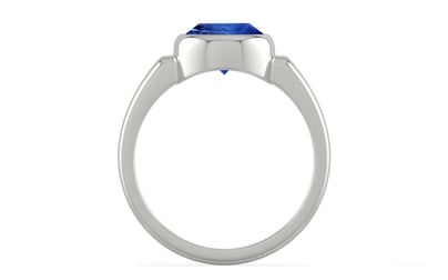 Sterling Silver Ceylon Blue Sapphire Ring Rare Quality (R6)