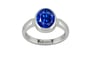 Sterling Silver Ceylon Blue Sapphire Ring Rare Quality (R6)