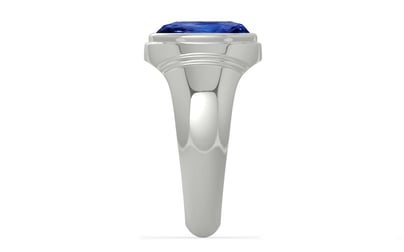 Sterling Silver Ceylon Blue Sapphire Ring Rare Quality (R7)