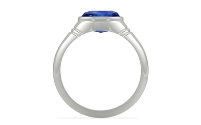 Sterling Silver Ceylon Blue Sapphire Ring Rare Quality (R7)