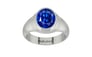 Sterling Silver Ceylon Blue Sapphire Ring Rare Quality (R7)