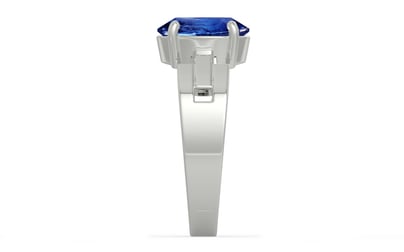 Sterling Silver Ceylon Blue Sapphire Ring Rare Quality (R8)