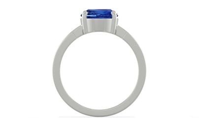 Sterling Silver Ceylon Blue Sapphire Ring Rare Quality (R8)