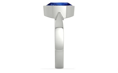 Sterling Silver Ceylon Blue Sapphire Ring Rare Quality (R9)