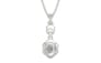 Sterling Silver Ceylon White Sapphire Pendant Limited Quality (P6)