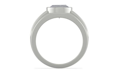 Sterling Silver Ceylon White Sapphire Ring Fine Quality (R1)