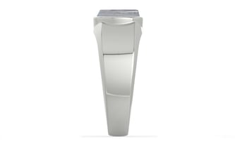 Sterling Silver Ceylon White Sapphire Ring Fine Quality (R10)