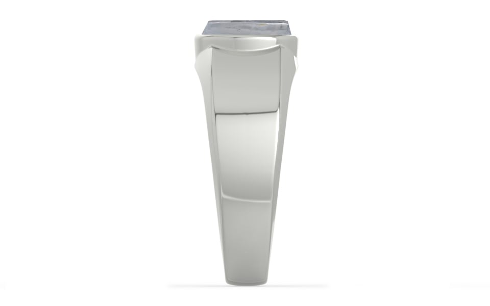 Sterling Silver Ceylon White Sapphire Ring Fine Quality (R10)