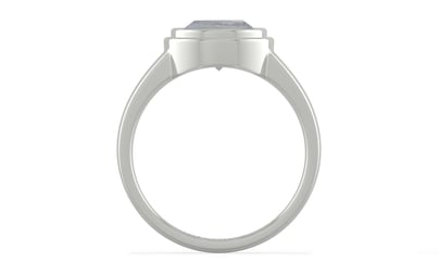 Sterling Silver Ceylon White Sapphire Ring Fine Quality (R3)