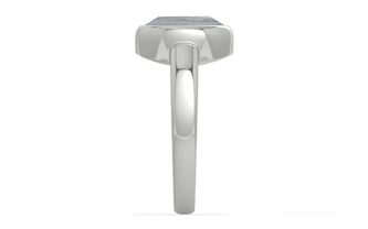 Sterling Silver Ceylon White Sapphire Ring Fine Quality (R6)