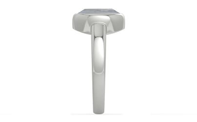 Sterling Silver Ceylon White Sapphire Ring Fine Quality (R6)