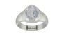 Sterling Silver Ceylon White Sapphire Ring Fine Quality (R7)