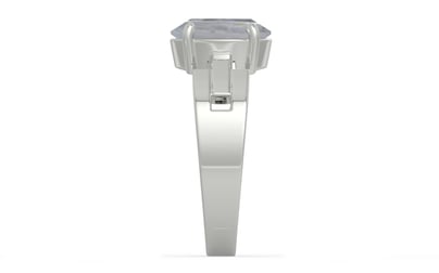 Sterling Silver Ceylon White Sapphire Ring Fine Quality (R8)