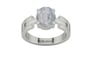 Sterling Silver Ceylon White Sapphire Ring Fine Quality (R8)