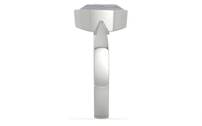 Sterling Silver Ceylon White Sapphire Ring Fine Quality (R9)