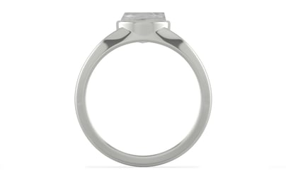 Sterling Silver Ceylon White Sapphire Ring Limited Quality (R10)