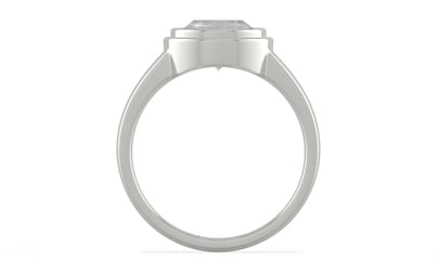 Sterling Silver Ceylon White Sapphire Ring Limited Quality (R3)