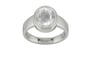 Sterling Silver Ceylon White Sapphire Ring Limited Quality (R3)