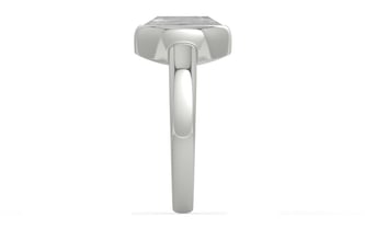 Sterling Silver Ceylon White Sapphire Ring Limited Quality (R6)