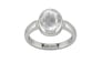 Sterling Silver Ceylon White Sapphire Ring Limited Quality (R6)