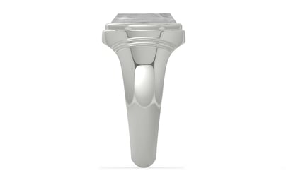 Sterling Silver Ceylon White Sapphire Ring Limited Quality (R7)