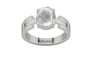 Sterling Silver Ceylon White Sapphire Ring Limited Quality (R8)