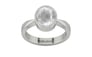 Sterling Silver Ceylon White Sapphire Ring Limited Quality (R9)