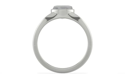 Sterling Silver Ceylon White Sapphire Ring Prime Quality (R10)