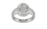 Sterling Silver Ceylon White Sapphire Ring Prime Quality (R3)