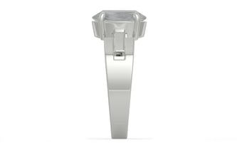 Sterling Silver Ceylon White Sapphire Ring Prime Quality (R8)