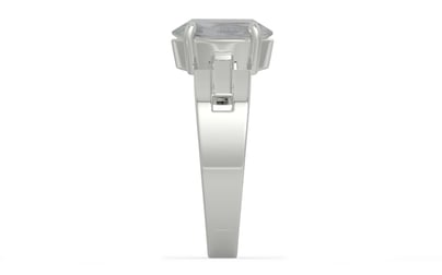 Sterling Silver Ceylon White Sapphire Ring Prime Quality (R8)